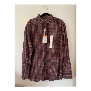 NWT Men’s St. John’s Bay Flannel Button Down Top